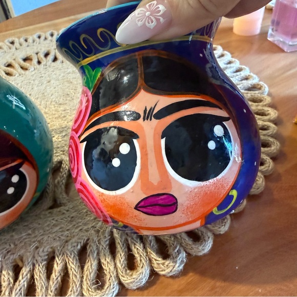 Colorful Hand-Painted Ceramic Cups - Picture 4 of 9